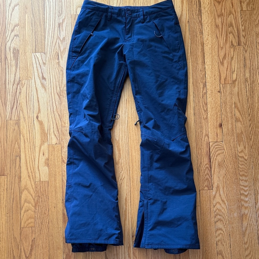 Burton S Living Lining insulated ski snowboard snow Pants Navy Blue great cond